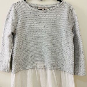 LOFT Speckled Gray Top